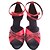 cheap Latin Shoes-Women&#039;s Dance Shoes Latin Shoes Ballroom Shoes Heel Customized Heel Customizable Red / Blue / Orange / Sparkling Glitter / Satin