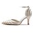 ieftine Pantofi de Mireasă-Pentru femei Nuntă Petrecere și seară Vară Piatră Semiprețioasă Toc Stilat D&#039;Orsay &amp; Două Bucăți Satin Satin întins Alb Albastru