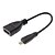 billige HDMI-kabler-Micro HDMI v1.3 til HDMI v1.3 M / F kabel (0.2M)