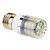 abordables Ampoules électriques-ywxlight® e27 5730smd 4w 24led blanc chaud blanc chaud ampoule led lumières led ampoule de maïs lustre bougie allumant ac 220-240v