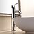 billige Klassisk-Håndvasken vandhane - Roterbar Krom Centersat Et Hul / Enkelt håndtag Et HulBath Taps
