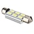 baratos Lâmpadas LED para automóveis-Festoon 2W 6x5730SMD 140LM ​​6000K Cool White Light Bulb LED para carro (DC 12V, 41mm, 1pcs)