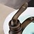 cheap Bathroom Sink Faucets-Antique Vessel Ceramic Valve Antique Copper Bath Taps