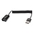 preiswerte USB-Kabel-Frühling Coiled USB 2.0 männlich zu weiblich Extend Cable (1M)