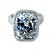 levne Prsteny-Dámské Diamant Vyčistit Stříbro Pokovená platina Stříbrná láska Kostýmní šperky