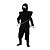 cheap Kids Halloween Costumes-Ninja Cosplay Costume Party Costume Kid&#039;s Halloween Carnival Festival / Holiday Polyester Outfits Black Solid Colored