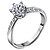 ieftine Inele la Modă-Band Ring Diamant Solitaire Argintiu Zirconiu Argilă Iubire femei Clasic de Mireasă 5 6 7 8 9 / Pentru femei