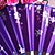 billige Vifter og parasoller-Fans og parasoller-# Piece / Set Håndvifter Klassisk Tema Lyserød Violet 16 1/2&quot;x9&quot;x 3/4&quot;(42cmx23cmx1cm) 1&quot;x9&quot;x 3/4&quot;(2.4cmx23cmx1cm)