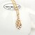 abordables Collier-Blanc or 18K Pendentif zircon Incl Yueli femmes. Collier D0360