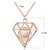 cheap Necklaces-Women&#039;s Crystal Pendant Necklace Hollow Fashion Iridescent Synthetic Gemstones Crystal Alloy Silver Golden Necklace Jewelry For Party Daily Casual