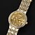 cheap Fashion Watches-Men&#039;s Women&#039;s Unisex Pocket Watch Wrist Watch Japanese Quartz Imitation Diamond Alloy Band Analog Sparkle Fashion Dress Watch Gold - Gold
