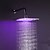 お買い得  LEDライト付きシャワーヘッド-コンテンポラリー レインシャワー クロム 特徴 - レインフォール LED, シャワーヘッド