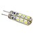 olcso LED-es szpotlámpák-LED szpotlámpák 105 lm G4 24 LED gyöngyök SMD 3014 Meleg fehér Hideg fehér 12 V
