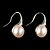 billige Øreringe-Elegant Alloy forsølvet med Pearl Kvinders øreringe