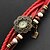 cheap Bracelet Watches-Women&#039;s Fashion Watch / Bracelet Watch / Wrist Watch Band Flower / Vintage / Heart shape Black / Blue / Red