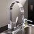 voordelige Keukenkranen-keukenkraan - een gat nikkel geborsteld lang / hoog boogdek gemonteerd eigentijds / enkel handvat een gat