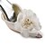 cheap Wedding Shoes-Women&#039;s Satin / Stretch Satin Spring / Summer / Fall D&#039;Orsay &amp; Two-Piece Stiletto Heel Flower White / Ivory / Wedding / Party &amp; Evening