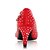 cheap Women&#039;s Heels-Women&#039;s Shoes Leatherette Spring Summer Fall Stiletto Heel for Wedding Silver Red Red