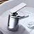 cheap Bathroom Sink Faucets-Bathroom Sink Faucet - Waterfall Chrome Centerset One Hole / Single Handle One HoleBath Taps