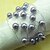 cheap Napkins &amp; Accessories-Mesh Acrylic Beads Napkin Ring, Dia4.2-4.5cm Set of 12