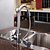 abordables حنفيات المطبخ-Kitchen faucet - One Hole Chrome Pull-out / ­Pull-down Deck Mounted Contemporary Kitchen Taps / Single Handle One Hole