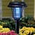 preiswerte Bodenlichter-1pc Leuchte für Rasenplatz LED-Perlen Hochleistungs - LED Dekorativ Kühles Weiß / Lila