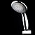 cheap LED Shower Heads-Luminex by PowerSpa Multi-Color Setting LED Handheld Shower Head with Air Jet LED Turbo Pressure-Boost Nozzle Technology