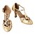baratos Sapatos Para Dança de Salão &amp; Dança Moderna-Mulheres Sapatos de Dança Moderna Salto Sintéticos Prateado / Dourado / EU41