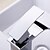 Χαμηλού Κόστους Classical-Μπάνιο βρύση νεροχύτη - Καταρράκτης Χρώμιο Αναμεικτικές με ενιαίες βαλβίδες Μία Οπή / Ενιαία Χειριστείτε μια τρύπαBath Taps