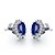 billige Øreringe-1.5 Carat Sapphire 925 Sølv Hvid Forgyldt SONA Diamond Stud Øreringe For Women smykker