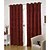 cheap Curtains Drapes-Rod Pocket Grommet Top Tab Top Double Pleat Two Panels Curtain Modern Solid Living Room Polyester Material Curtains Drapes Home Decoration