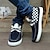 baratos Vip Deal-Estilo britânico Padrão Shoes Trend Ponto Homens (azul)