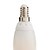 billige Lyspærer-E14 - 2 Stearinlys Pærer (Warm White