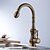 cheap Kitchen Faucets-Kitchen faucet - One Hole Antique Brass Tall / ­High Arc Deck Mounted Antique Kitchen Taps / Single Handle One Hole