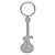 halpa Customized Key Chains-henkilökohtainen kaiverrettu lahja luova Guita muotoinen avaimenperä