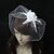 levne Svatební závoje-Jedna vrstva Závoje Svatební kloboučky s Peří / Saténové květiny Tyl