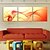 billiga Tryck-Stretchad Kanvastryck Kanvas set Abstrakt Tre paneler Horisontell Tryck väggdekor Hem-dekoration