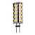 billige LED-lys med to stifter-G4 LED-kolbepærer T 66 leds SMD 3020 Varm hvid 380lm 2500-3500K Jævnstrøm 12V