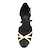 levne Moderní taneční obuv-Dámské Taneční boty Boty na moderní tance Standardní Sandály Podpatky Přezky Vysoký úzký Na míru Černá / Satén