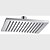 ieftine Duș Ploaie-Contemporary Rain Shower Chrome Feature - Rainfall, Shower Head