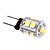 cheap LED Bi-pin Lights-1 W LED Corn Lights 60-80 lm G4 T 10 LED Beads SMD 2835 Cold White 12 V