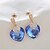 cheap Earrings-Elegant Alloy Gold Rhinestone &amp; Crystal Women&#039;s Earrings Elegant Style