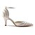 cheap Wedding Shoes-Women&#039;s Wedding Party &amp; Evening Summer Rhinestone Stiletto Heel D&#039;Orsay &amp; Two-Piece Satin Stretch Satin White Blue