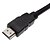 זול מארגני כבלים-HDMI V1.3 זכר לנקבה 2 כבלים שחורים (0.2M)