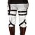 ieftine Anime Costume-Inspirat de Atac pe Titan Annie Leonhardt Anime Costume Cosplay Japoneză Costume Cosplay Mată Manșon Lung Geacă Vârf Pantaloni Pentru Pentru femei / Accesoriu Talie / Centură / Curea / Insignă