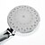 cheap LED Shower Heads-7 Colors Handy Water-temperature Control LED Light Top Spray Shower Head Bathroom