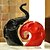 cheap Sculptures-9&quot;Modern Style Elephant Type Ceramic Collectibles(2 PCS)