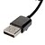 billiga USB-Spring Lindad USB 2.0 Man till Kvinna Extend kabel (1M)