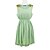 cheap Women&#039;s Dresses-Yellow Dress - Sleeveless Summer Yellow Green Watermelon