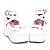 preiswerte Lolita-Schuhe-Damen Schuhe Handgemacht Keilabsatz Schuhe Solide 7 cm PU - Leder / Polyurethan Leder Halloweenkostüm
